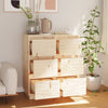 Sideboards 2 pcs 32x34x75 Solid Wood Pine P1U0