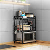 Kitchen Corner Shelf Expandable Microwave Oven Rack Stand Storage Holder 1-3Tier