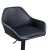 Set of 2 Barstool Kitchen Breakfast Swivel Pub Counter Gas Lift PU Leather Chair