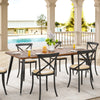 Tribesigns 180 x80 cm Large Dining Table for 6 to 8, Industrial Kitchen Table