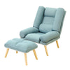 Recliner Armchair Lounger Napping Sleeper Sofa Chair with Footstool