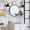 Round LED Bathroom Mirror Lights Illuminated Vanity Mirror Over Sink 60cm 80cm