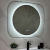 LUVODI 800x700mm LED Bathroom Mirror Dimmable Enhanced Antifog IP65 Glass Framed