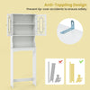 Bathroom Space Saver Over-the-Toilet Storage Cabinet Toilet Organizer White