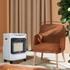New 4.2kw Portable Heater Standing Heating Cabinet Butane Gas Heaters on Castors