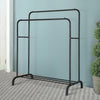 Heavy Duty Double Clothes Rail Hanging Rack Garment Display Stand Shoes Storage