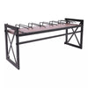 Wall Mounted Wine Rack Gin Shelf Rack Bottle 5 Glass Holder Home Bar 1 Layer