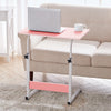 Adjustable Movable Over Bed Tray Bedside Laptop Computer Desk Table Trolley Sofa