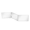 3 Way Mirror System 360° For Self Hair Cut DIY Tool 3-Colour Dimmable LED Light