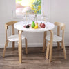 Kids Study Table and 2 Chairs Childrens Playroom Furniture Study Writing Reading