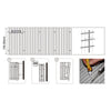 Garden Screening Roll PVC Fence Privacy Border Panel Bamboo Effect Fencing Cover