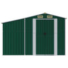 Lechnical Garden Shed Green 277x279x179 Galvanised Steel,Garden Storage W9C3