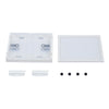 Mobile Storage Box wit Lid Folding Stackable 30/42L Lidded Plastic Crate Tub Box