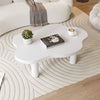 Cloud Coffee Table White Coffee Table for Living Room Irregular Indoor Tea Table