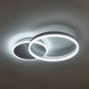 Square/Ring LED Ceiling Lamp Cool White Light Chandelier Fixture Bedroom Living