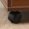 Mobile 3 Drawers Filing Cabinets Printer Stand Pedestal Lockable Bedside Table
