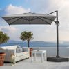 2.5 Meter Cantilever Parasol Garden Patio Banana Umbrella Canopy Outdoor Beach