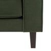 Dusk Soho Dark Olive Matte Velvet Loveseat RRP £287