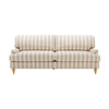 Dusk Hampshire Natural Stripe Textured Weave 3 Seater Sofa RRP £629