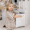 Kids Kitchen Playset, Toy Kitchen w/ Full Accessories - White
