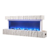 Electric Fireplace 12 Media Flame Insert LED Panoramic Living Room Heater 120cm