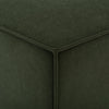 Dusk Brooklyn Pouffe Footstool in Dark Olive Green RRP £199