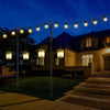 Indoor Outdoor Hanging Lighting Decoration String Light / Festoon Pole