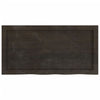 Wall Shelf Dark Grey 80x40x4 Treated Solid Wood D8D3