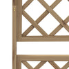 Wooden Trellis Planter, Raised Garden Bed for Climbing Plants, Natural
