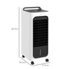Evaporative Air Cooler Humidifier Home Office with remote 5L OPEN BOX