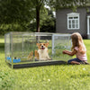 Stainless Steel Chicken Coop Poultry Duck Cage Rabbit Bird Cage House with Cover