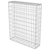 Garden Gabion Retaining Wall wire Cage fench Basket Galvanised Stone Patio New