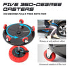 Mechanic Round Creeper Mobile Work Chair Trolley Seat Car Garage Work Stool
