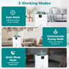 White Portable Dehumidifier with 3 Modes 40L Dehumidifier