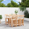 7 Piece Garden Bar Set Solid Wood Pine vidaXL