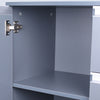 3 Drawers 1 Door Sideboard Kitchen Wood Storage Cupboard File Cutlery Cabinet UK