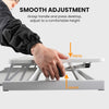 Height Adjustable Small PC Computer Desk Mobile Overbed Table Laptop Stand Shelf