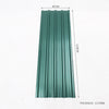Galvanized Corrugated Roofing Sheets for Garage Bike Shed Tool Cabinet 115/129cm