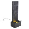 Natural Slate Garden Water Feature Outdoor LED Fountain Waterfall Statue Pump UK