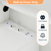 Dressing Table With Led Mirror Drawers Stool Set Makeup Desk Vanity Table Lights