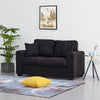 Luxury 2, 3 Seater Linen Fabric Couch Sofa Armchair with 2 Pillows Living Room