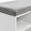 Hallway Shoe Cabinet Bench Storage Shoe Rack Unit Cupboard Cushion Padded Seat