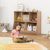5-Cubby Kids Toy Storage Organizer Wooden Children Bookcase Bookshelf Cabinet