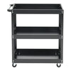 3 Tier Garage Tool Storage Cabinet Trolley Shelving Unit Workshop Part Tool Cart