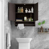 Space-saving Storage Organizer Hanging Bathroom Cabinet-Brown