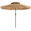 285cm Thatched Tiki Umbrella Hawaiian Style Hula Patio Beach Umbrella