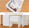Vanity Table LED Light Mirror Makeup Dressing Desk With Drawers And Shelf UK