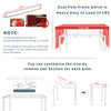Heavy Duty Iron Wedding Backdrop Stand DIY Party Canopy Frame Kit Indoor Outdoor