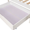 3ft Wooden Single Bed Frame White Solid Wood Bed w/Storage Drawers Bed Furniture