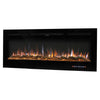 Electric Inset Fire 40in Insert / Wall Mount LED Fireplace Reccessed Media Flame